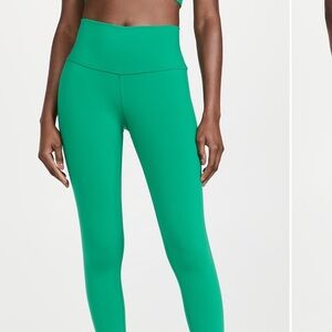 Alo High Waist Airbrush Leggings - Emerald Green 💚
